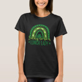 Happy St Patrick's Day Lucky To Be A Lunch Lady T-Shirt (Vorderseite)