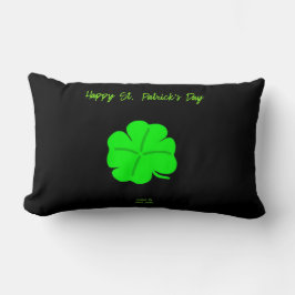 Happy St. Patrick's Day Lumbar Pillow Lendenkissen