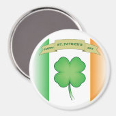 Happy St. Patrick's Day Magnet (Vorderseite/Rückseite)