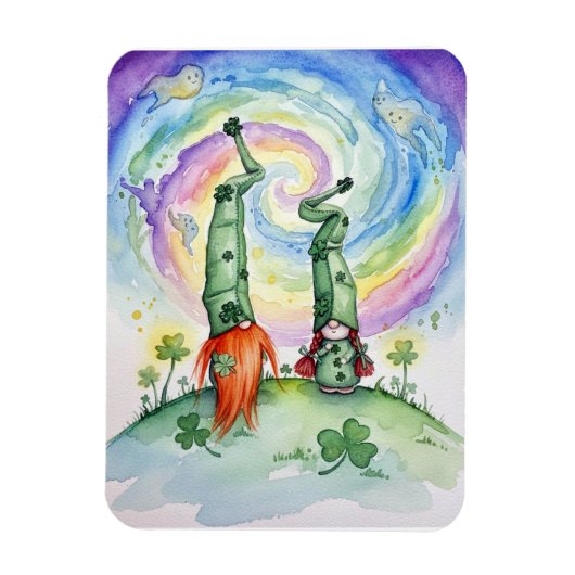 Happy St. Patrick's Day  Magnet (Vertikal)