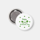 Happy St Patrick's Day Magnet (Vorderseite/Rückseite)