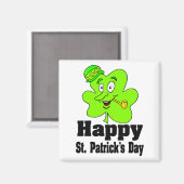 Happy St. Patrick's Day Magnet (Vorderseite/Rückseite)