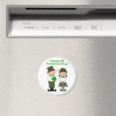 Happy St. Patrick's Day Magnet (In Situ (Geschirrspüler))