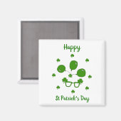Happy St Patrick's Day Magnet (Vorderseite/Rückseite)