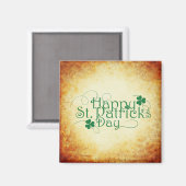 Happy St. Patrick's Day Magnet (Vorderseite/Rückseite)
