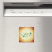 Happy St. Patrick's Day Magnet (In Situ (Geschirrspüler))