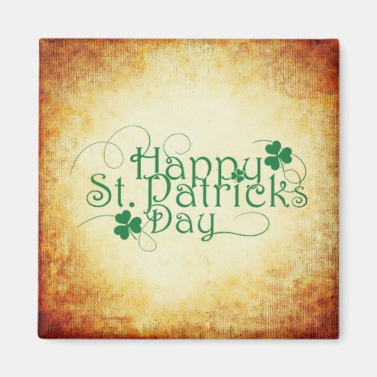 Happy St. Patrick's Day Magnet (Vorne)