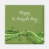 Happy St. Patrick's Day Magnete Blumenkleber Magnet (Vorne)