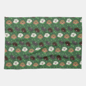 Happy St Patricks Day Maltipoo Dogs Geschirrtuch (Horizontal)