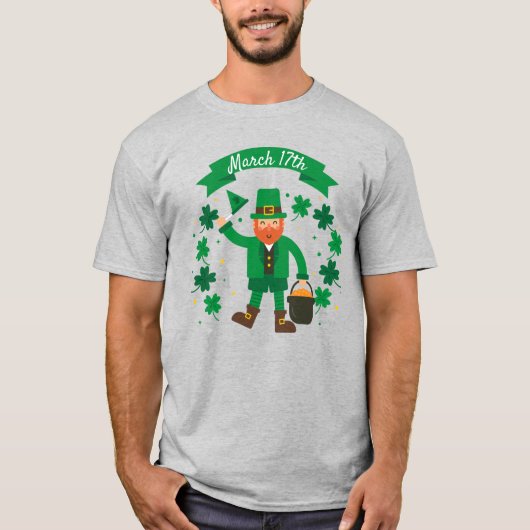 Happy St. Patrick's Day | März 17. T-Shirt (Vorderseite)