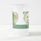 Happy St. Patrick's Day Mattglas Bierglas (Mittel)