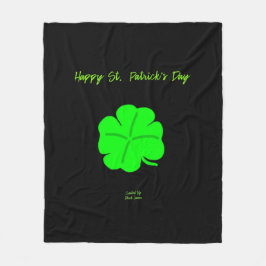 Happy St. Patrick's Day Medium Fleece Blanket