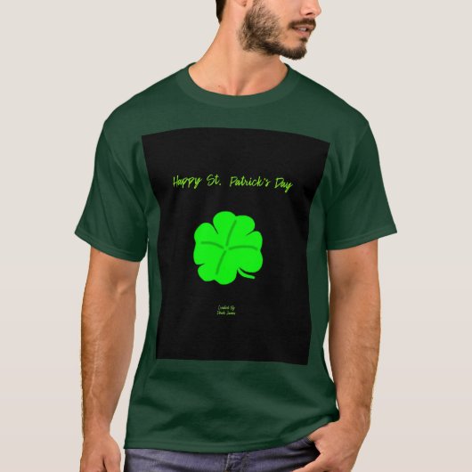 Happy St. Patrick's Day Men's Deep Forest T Shirt (Vorderseite)