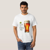 Happy St. Patrick's Day Men's T - Shirt mit Bier (Vorne ganz)