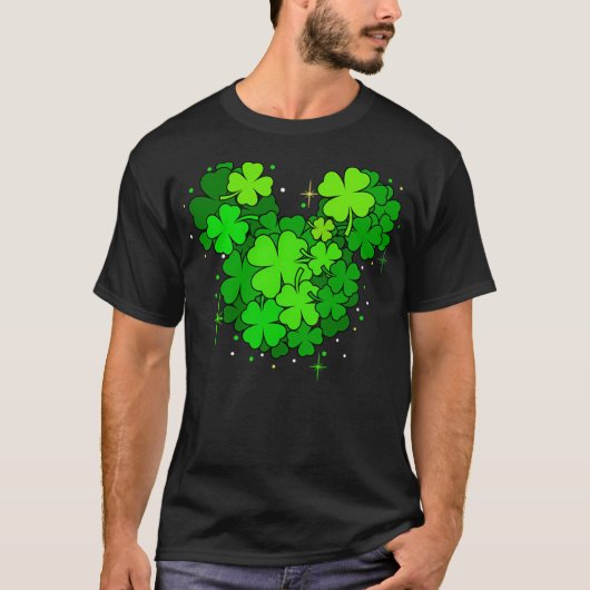 Happy St Patricks Day Mickeymouse T-Shirt (Vorderseite)