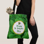 Happy St. Patrick's Day mit Green Clovers Tasche (Von Nahem)