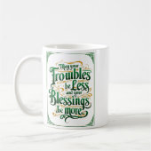 Happy St. Patrick's Day Motivational Quote Apparel Kaffeetasse (Links)