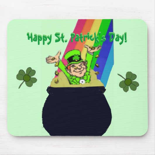 Happy St. Patrick's Day Mousepad (Vorne)