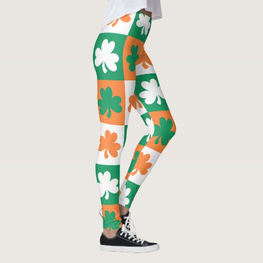 Happy St. Patrick's Day Muster Leggings (Rechts)
