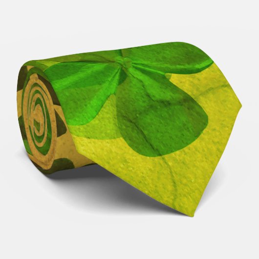 Happy St. Patrick's Day Neck Tie Krawatte (Gerollt)