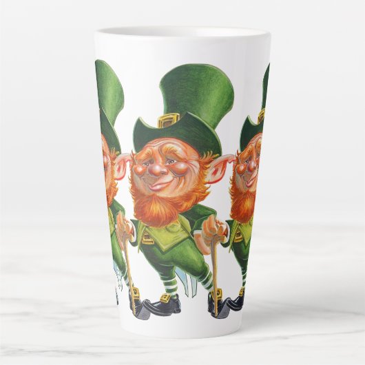 HAPPY ST.PATRICK'S DAY NIEDLICH LEPRECHAUN MILCHTASSE (Vorderseite)