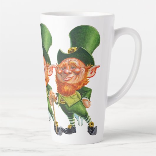 HAPPY ST.PATRICK'S DAY NIEDLICH LEPRECHAUN MILCHTASSE (Rechts)