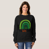 Happy St Patricks Day Niedlich One Lucky Teacher R Sweatshirt (Vorne ganz)