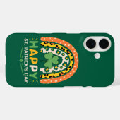 Happy St Patrick's Day Niedlich Rainbow Leopard Case-Mate iPhone Hülle (Rückseite (Horizontal))