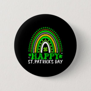 Happy St Patrick's Day Niedlich Rainbow St Patrick Button