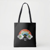 Happy St. Patrick's Day Niedlich Rainbow Tasche (Vorderseite)