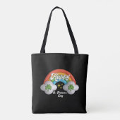 Happy St. Patrick's Day Niedlich Rainbow Tasche (Rückseite)