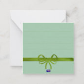 Happy St. Patricks Day Note Card Mitteilungskarte (Rückseite)