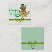 Happy St. Patricks Day Note Card Mitteilungskarte (Vorne/Hinten)