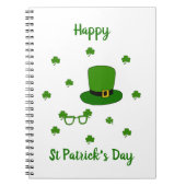 Happy St Patrick's Day Notizblock (Vorderseite)
