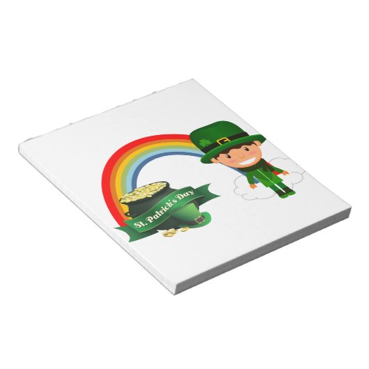 HAPPY ST PATRICK'S DAY NOTIZBLOCK (angewinkelt)