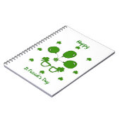 Happy St Patrick's Day Notizblock (Linke Seite)