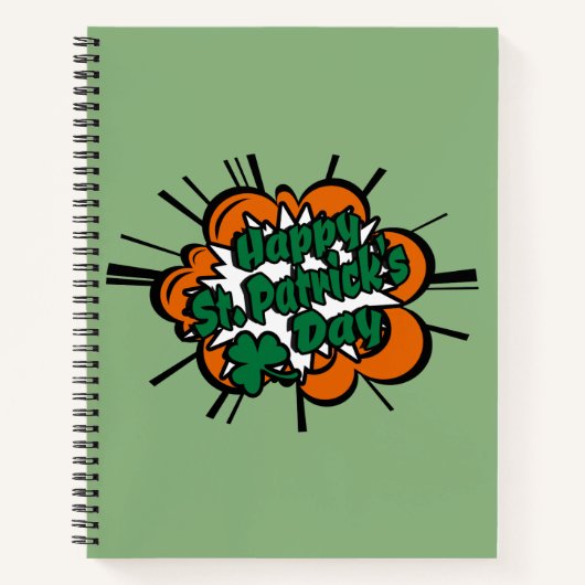 Happy St. Patrick's Day Notizbuch (Vorderseite)