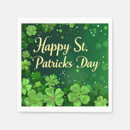 Happy St. Patrick's Day Paper Napkin Serviette