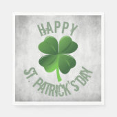 Happy St. Patrick's Day Paper Napkin Serviette (Vorderseite)