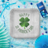 Happy St. Patrick's Day Paper Plate Pappteller (Party)