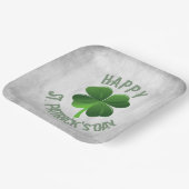 Happy St. Patrick's Day Paper Plate Pappteller (Gewinkelt)