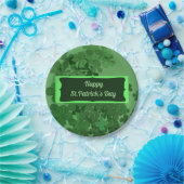 Happy St.Patrick's Day Paper Plate Pappteller (Party)