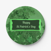 Happy St.Patrick's Day Paper Plate Pappteller (Vorderseite)