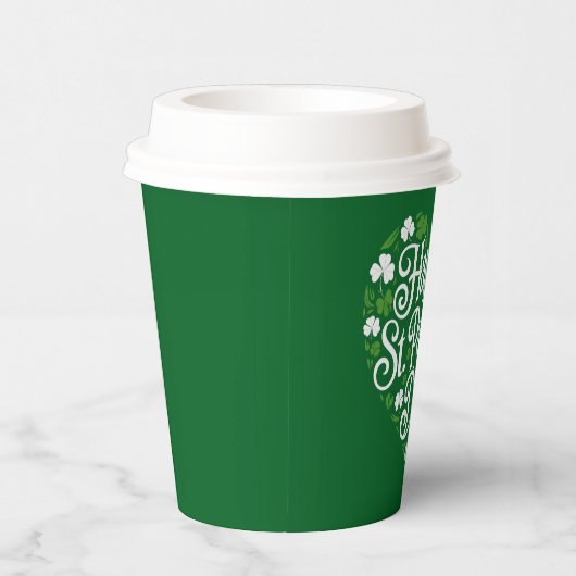 Happy St Patrick's Day Pappbecher (Rechts)