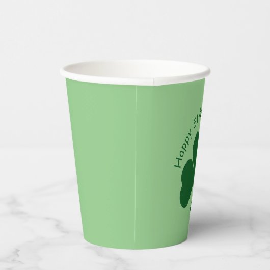 Happy St Patrick's Day Pappbecher (Rechts)