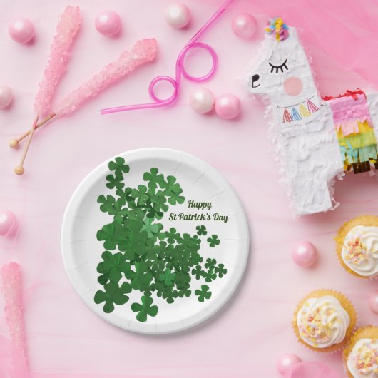 Happy St Patrick's Day Pappteller (Party)