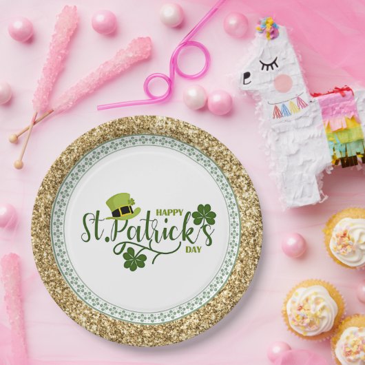 Happy St. Patrick's Day, Pappteller (Party)