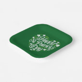 Happy St Patrick's Day Pappteller (Gewinkelt)