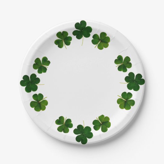 Happy St. Patrick's Day Pappteller (Vorderseite)