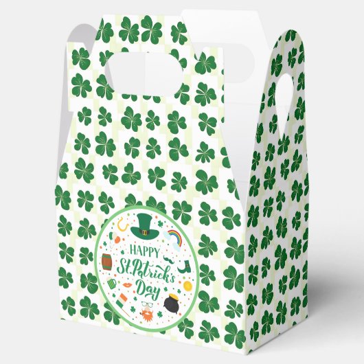 Happy St. Patrick's Day Party Geschenkschachtel (Geöffnet)